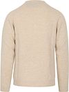 Suitable Pullover Wool O-Neck Beige Product / Achterkant