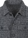 Suitable Overshirt Wool Blend Grey Blue