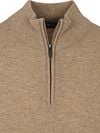 Steppin' Out Half Zip Pullover Merino Wool Beige