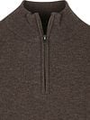 Steppin' Out Half Zip Pullover Merino Wool Brown