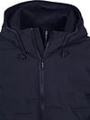 No Excess Jacket Knitted Sleeve Navy