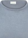 Profuomo Pullover Merino Wool Blue