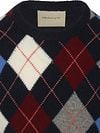 Gant Pullover Wool Blend Argyle Navy