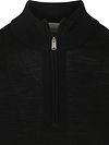 Profuomo Half Zip Pullover Merino Wool Black Product / Detail