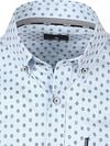 State of Art Shirt Poplin Eye Printed Stripe Grey Product / Detail