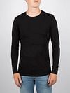 Garage Basic Longsleeve T-Shirt Stretch Black Model / Voorkant