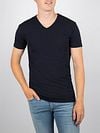 Garage 2-Pack Basic T-shirt Bio V-Neck Navy Model / Voorkant