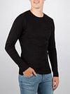 Garage Basic T-shirt Longsleeve Zwart Model / Voorkant