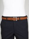 Suitable Belt Structure Leather Brown Model / Voorkant