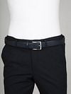 Suitable Belt Structure Leather Navy Model / Voorkant