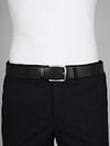Suitable Belt Structure Leather Navy Model / Voorkant