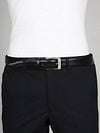Suitable Belt Black Leather 010 Model / Voorkant