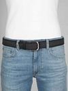 Suitable Belt Structure Leather Navy  Model / Voorkant