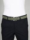Suitable Leren Riem Suede Groen Model / Voorkant