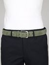 Suitable Belt Suede Leather Green Model / Voorkant