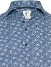 R2 Overhemd Korte Mouwen Print Donkerblauw Product / Detail