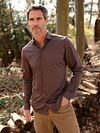 R2 Shirt Dobby Travel Shirt Brown