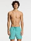 Shiwi Swimshorts Nate Coral Reverse Turquoise Model / Voorkant