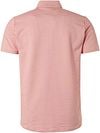 No Excess Pique Polo Shirt Melange Pink Product / Achterkant