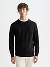 Scotch and Soda Core Pullover Zwart Model / Voorkant