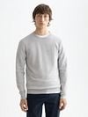 Scotch and Soda Core Pullover Grijs Model / Voorkant