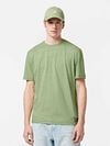 Scotch And Soda T-Shirt Melange Groen Model / Voorkant