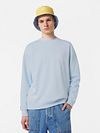 Scotch and Soda Sweater Embroidered Lichtblauw Model / Voorkant