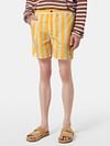 Scotch & Soda Swimshorts Stripes Yellow Model / Voorkant