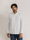 State Of Art Essentials Oxford Overhemd Wit Model / Voorkant