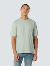 No Excess T-Shirt Melange Mint Green Model / Voorkant