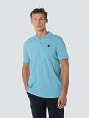 No Excess Polo Shirt Riva Solid Blue Model / Voorkant