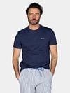NZA T-shirt Franklin Light Navy Model / Voorkant