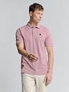 No Excess Polo Shirt Piqué Mauve Model / Voorkant