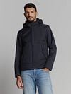 No Excess Jacket Hood Navy Model / Voorkant