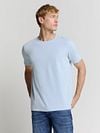 No Excess Structure T-Shirt Light Blue Model / Voorkant