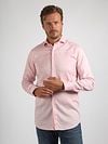 Suitable Melange Shirt Pink Model / Voorkant with Stefan