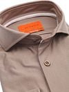 Suitable Chemise Herringbone Taupe