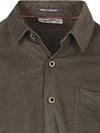 No Excess Fine Corduroy Shirt Dark Clay