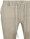 Alberto Trousers Jump Flannel Herringbone Beige