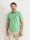 State of Art Poloshirt Piqué Light Green Model / Voorkant