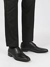 Suitable Leather Derby Shoe Black Model / Zijkant