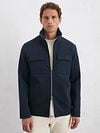 Marc O'Polo Scuba Interlock Overshirt Navy Model / Voorkant
