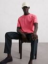 Marc O'Polo Heavy T-Shirt Pink Model / Voorkant