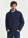 Gant Jacket Quilted Navy Model / Voorkant