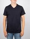 Slater 2-pack Basic Fit T-shirt V-neck Navy Model / Voorkant