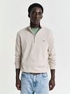Gant Half Zip Pullover Hellbeige Model / Voorkant