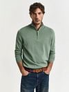 Gant Half Zip Pullover Grün Model / Voorkant