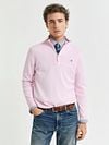 Gant Half Zip Pullover Hellrosa Model / Voorkant