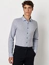 Desoto Shirt Print Light Blue Model / Voorkant