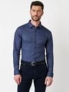 Desoto Shirt Twill Optics Indigo Model / Voorkant